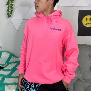 Bright Pink Hoodie Medium